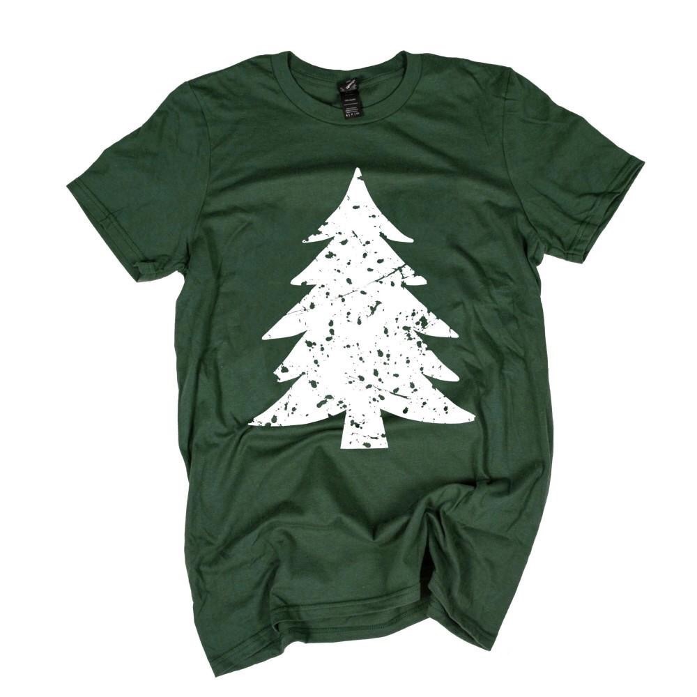 Only 1 Left! Green Vintage 🎄 Christmas Tree graphic tee - Picture 1 of 3